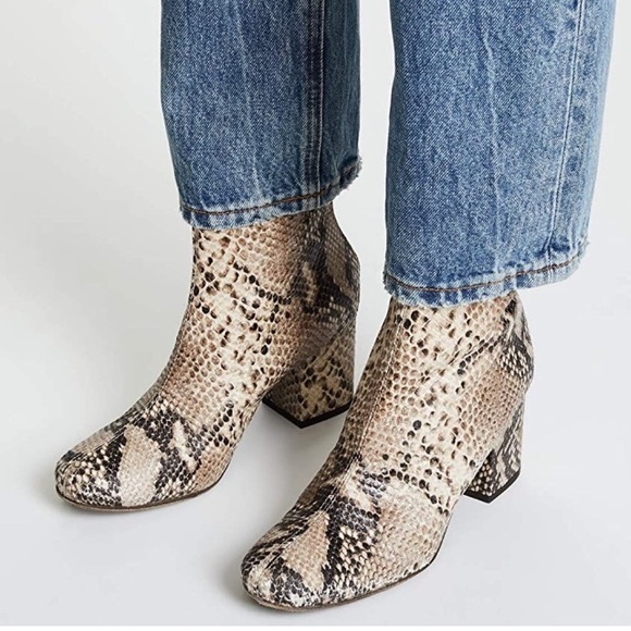 Free People Cecile Block Heel Booties - Picture 1 of 5